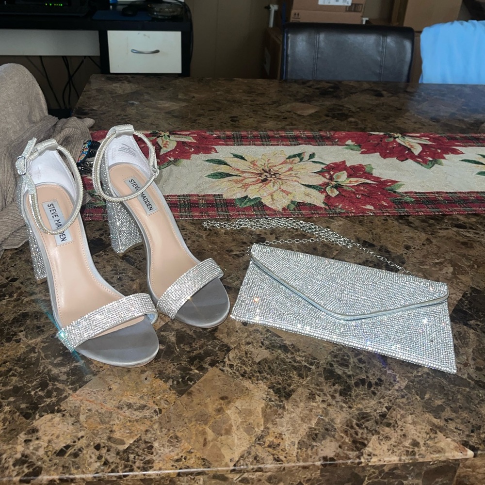 Steve Madden Heels & Purse Bundle